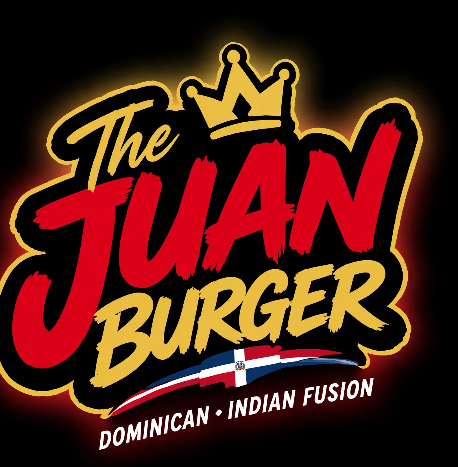 The Juan Burger — Dominican · Indian Fusion logo